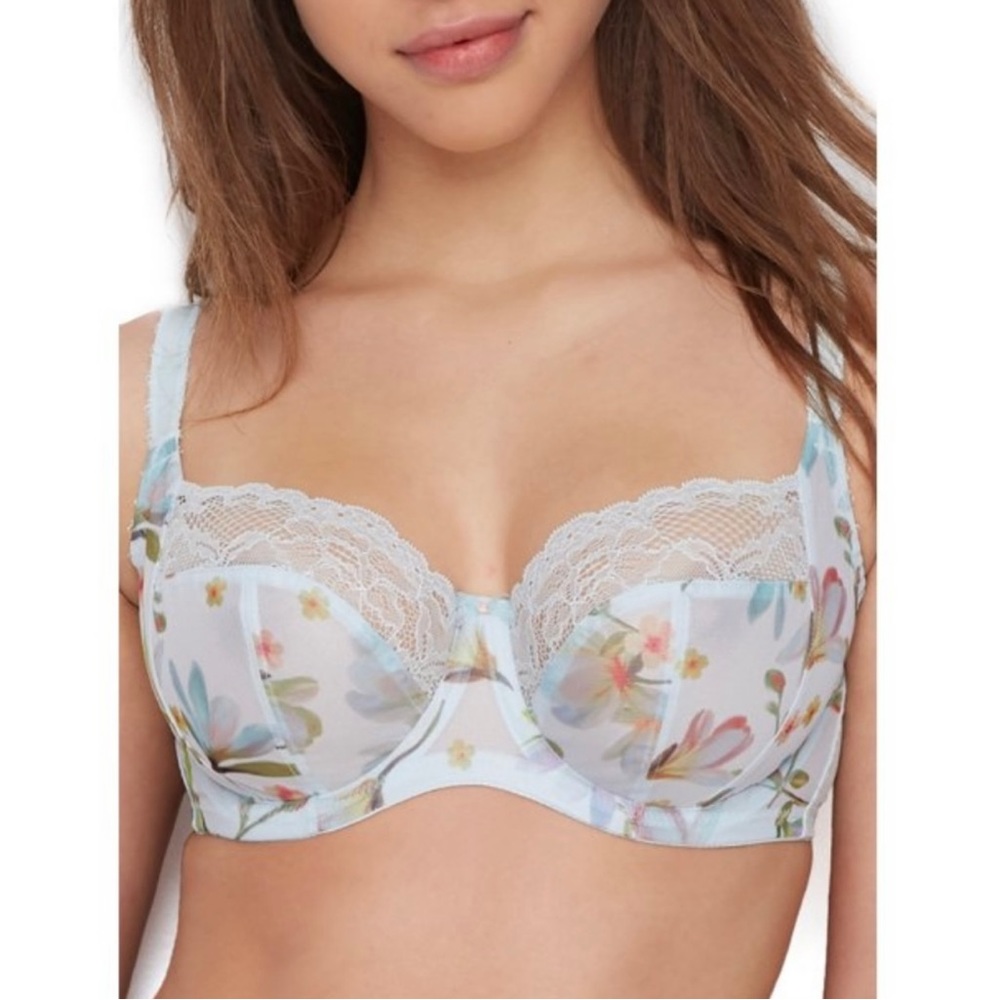 PANACHE PANACHE JASMINE BRA PASTEL FLORAL Size US 38JJ